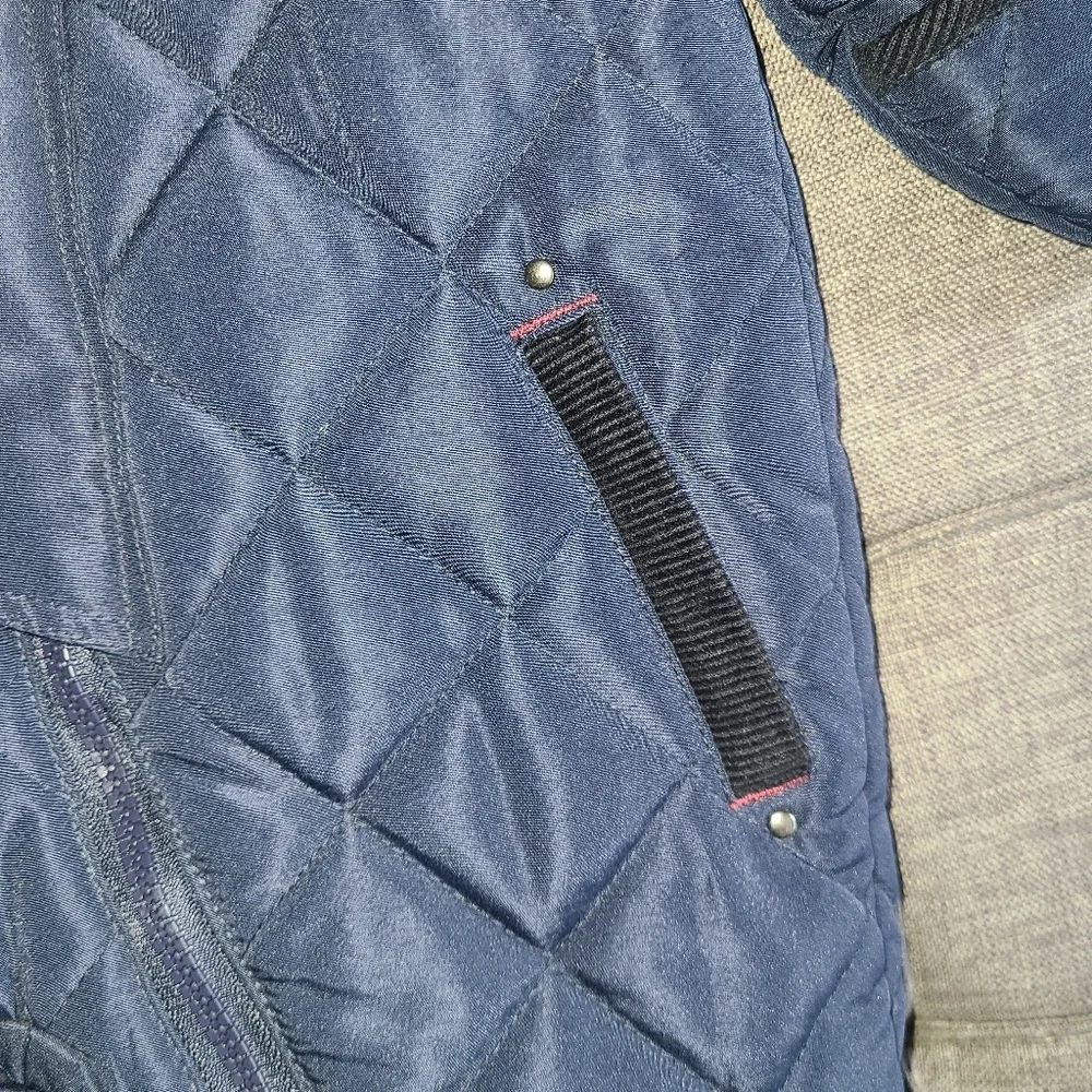Rothschild Snowsuit 6/9M‎ Infant Winter Suit Navy Blue lined Flannel hood